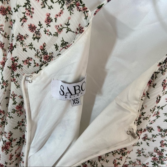 Sabo Skirt Dainty Floral Mini Dress - XS - Picture 5 of 5